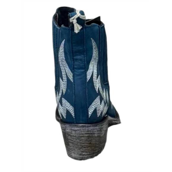 NEW LIBERTY BLACK women's simone bootie in blue - Picture 3 of 3